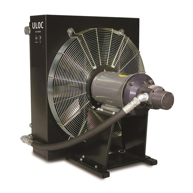 Complete Air Oil Cooler System with AC Motor - ULOC Series